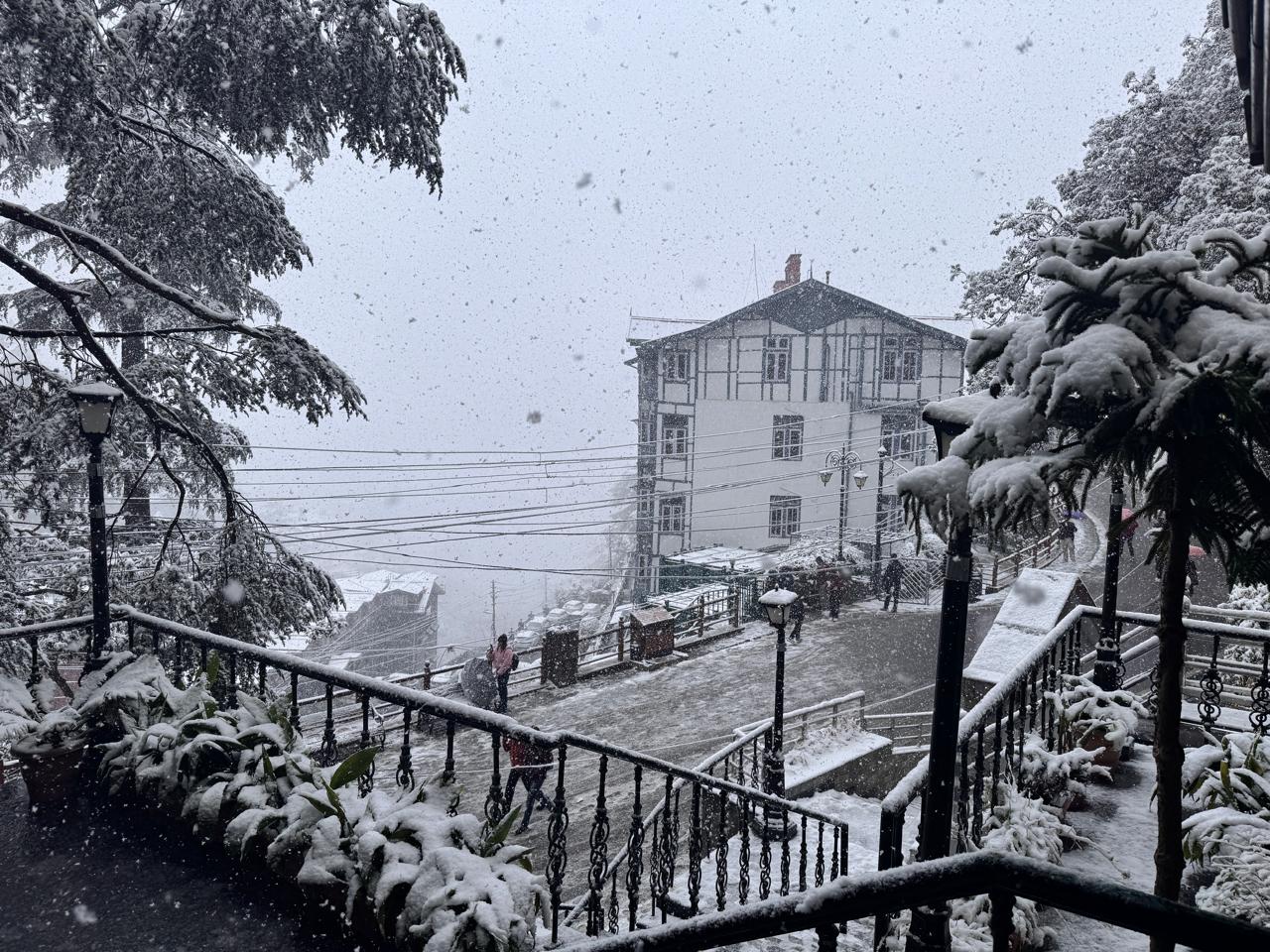 Snow View from Reception