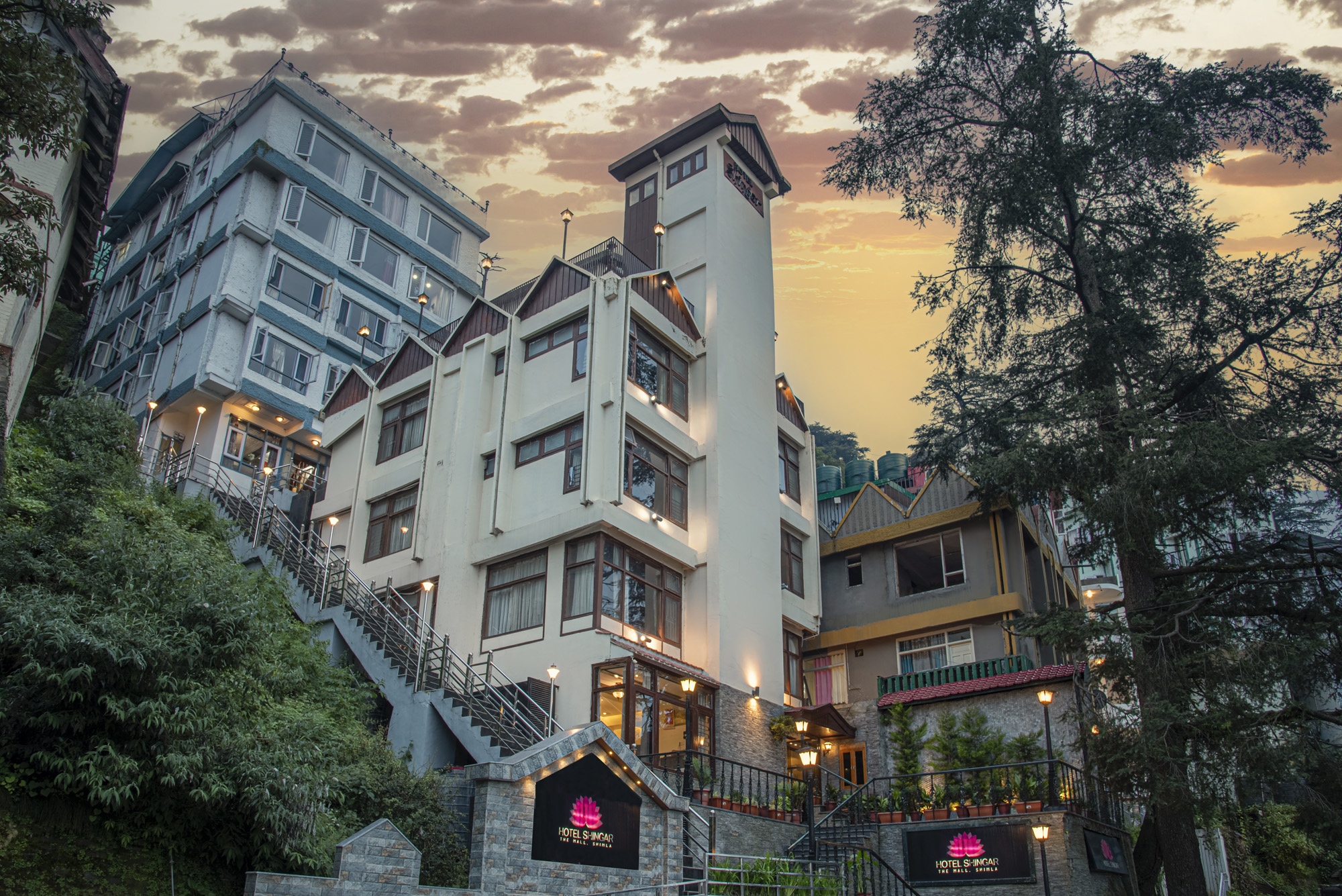 Exterior Facade - Hotel Shingar- Shimla